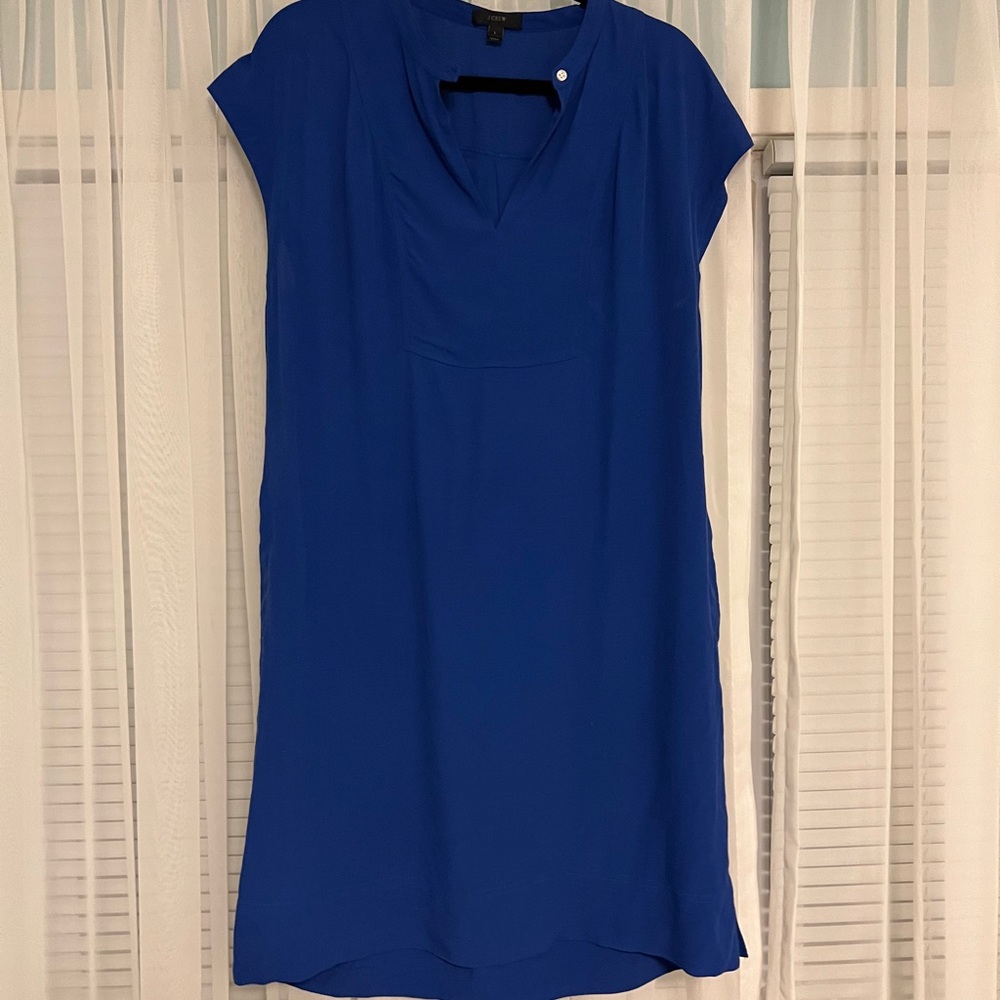 J Crew royal blue dress - Size L